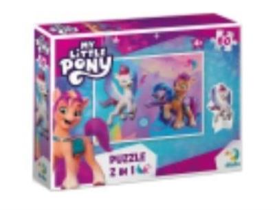 Puzzle 60 My Little Pony with charater figure. Wydawca: Dodo. SmakLiter.pl Opakowanie Puzzle 60 My Little Pony with charater figure