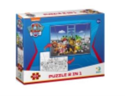 Puzzle 60 Paw Patrol 2 in 1. Wydawca: Dodo. SmakLiter.pl Opakowanie Puzzle 60 Paw Patrol 2 in 1