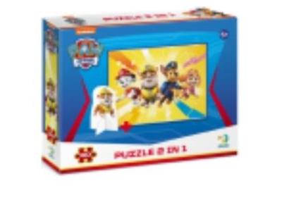 Puzzle 60 Paw Patrol with charater figure. Wydawca: Dodo. SmakLiter.pl Opakowanie Puzzle 60 Paw Patrol with charater figure
