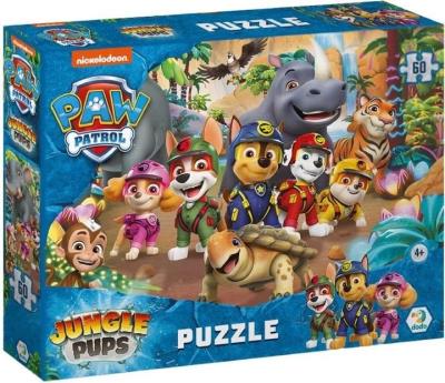 Puzzle 60 Psi Patrol Jungle Pups. Wydawca: Dodo. SmakLiter.pl Opakowanie Puzzle 60 Psi Patrol Jungle Pups