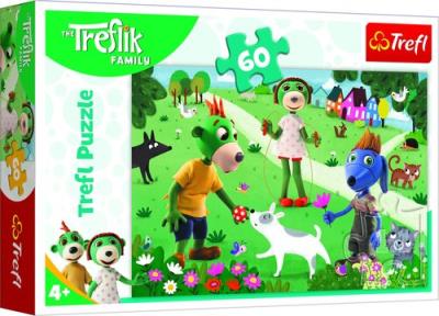 Opakowanie Puzzle 60 Radosny dzień Treflików TREFL