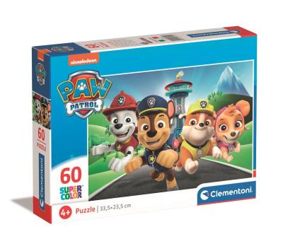 Puzzle 60 Super Kolor Paw Patrol. Wydawca: Clementoni. SmakLiter.pl Opakowanie Puzzle 60 Super Kolor Paw Patrol
