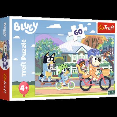 Puzzle 60 Wesoły Bluey TREFL. Wydawca: Trefl. SmakLiter.pl Opakowanie Puzzle 60 Wesoły Bluey TREFL