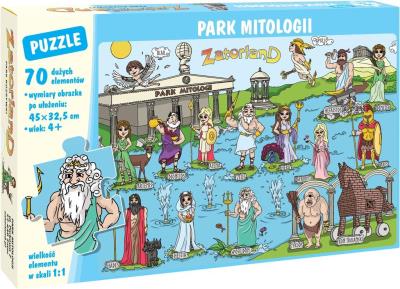 Okładka książki Puzzle 70 elementów. Park mitologii