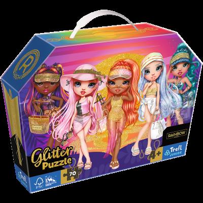 Opakowanie Puzzle 70 Glitter Magiczna przyjaźń TREFL