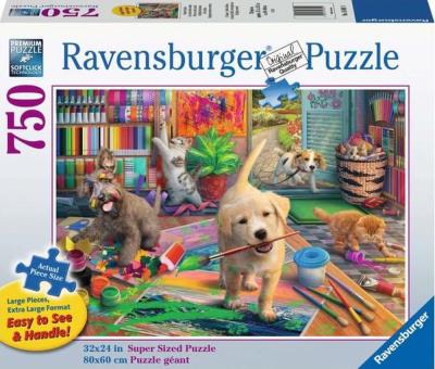 Opakowanie Puzzle 750 Słodcy artyści