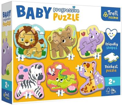 Opakowanie Puzzle Baby Progressive - Safari TREFL