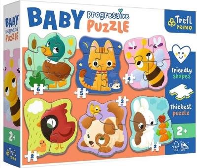 Opakowanie Puzzle Baby Progressive - Zwierzęta TREFL