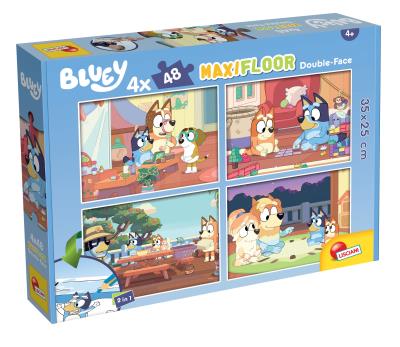 Opakowanie Puzzle Bluey 4x48