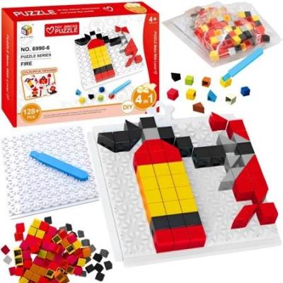 Opakowanie Puzzle DIY mozaika straży pożarnej 128el