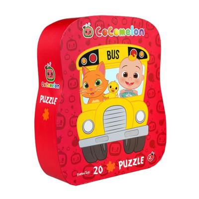 Opakowanie Puzzle dla dzieci w ozdobnym pudełku Autobus