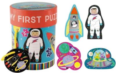 Puzzle dla początkujących kosmos 4w1. Wydawca: Floss & Rock. SmakLiter.pl Opakowanie Puzzle dla początkujących kosmos 4w1