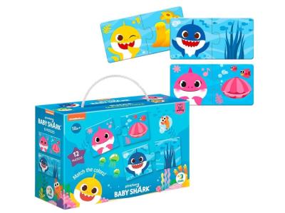 Puzzle Dopasuj kolory. Wydawca: Dodo. SmakLiter.pl Opakowanie Puzzle Dopasuj kolory