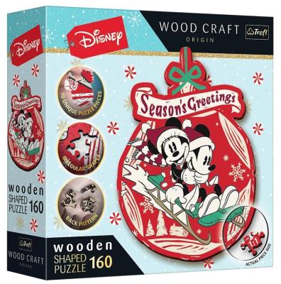 Opakowanie Puzzle drewniane 160 Świąteczna przygoda TREFL