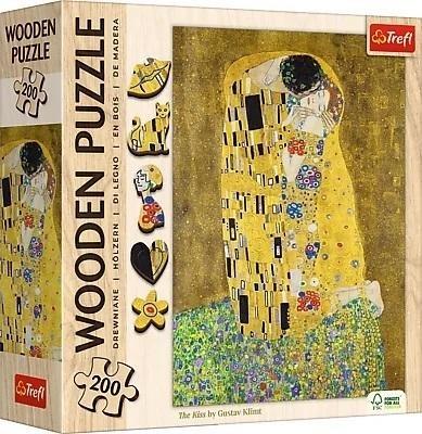 Opakowanie Puzzle drewniane 200 Pocałunek Gustav Klimt TREFL
