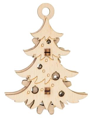 Opakowanie Puzzle Drewniane 3D Choinka