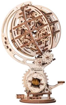 Opakowanie Puzzle Drewniane 3D Globus Kinetyczny