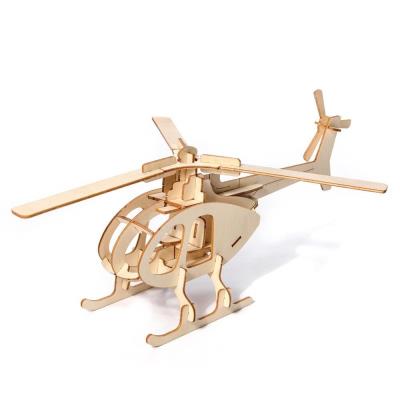 Opakowanie Puzzle Drewniane 3D Helikopter