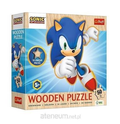 Opakowanie Puzzle drewniane 50 Radosny Sonic TREFL