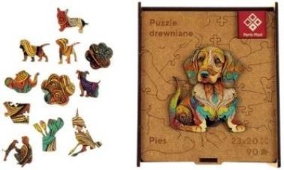 Opakowanie Puzzle drewniane A4 - Pies