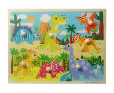 Opakowanie Puzzle drewniane Dinozaury