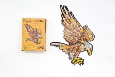 Opakowanie Puzzle drewniane eko 125 Orzeł karpacki A3