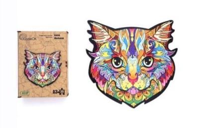 Opakowanie Puzzle drewniane eko 39 Kotek Murkotek A3