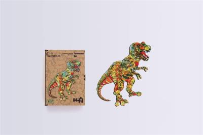 Opakowanie Puzzle drewniane eko 72 Tyranozaur rex A4