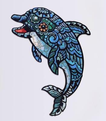 Opakowanie Puzzle drewniane eko 84 Delfin A4