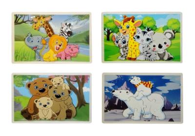 Opakowanie Puzzle drewniane MIX