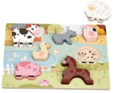 Opakowanie Puzzle drewniane Zwierzątka