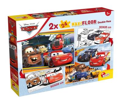 Opakowanie Puzzle dwustronne Maxi 2x24 Cars
