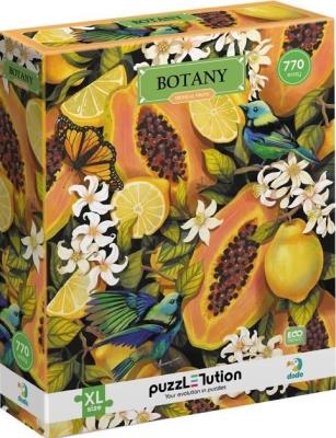 Puzzle Easy-XL Botanika. Owoce tropikalne. Wydawca: Dodo. SmakLiter.pl Opakowanie Puzzle Easy-XL Botanika. Owoce tropikalne