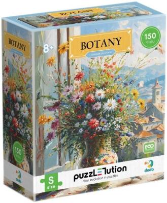 Puzzle EasyS 150 Botanika: Kwiaty w wazonie. Wydawca: Dodo. SmakLiter.pl Opakowanie Puzzle EasyS 150 Botanika: Kwiaty w wazonie