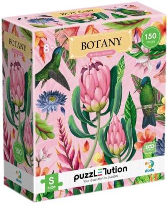 Puzzle EasyS 150 Botanika: Kwiaty. Wydawca: Dodo. SmakLiter.pl Opakowanie Puzzle EasyS 150 Botanika: Kwiaty