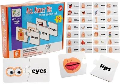 Opakowanie Puzzle edukacyjne części ciała 30el