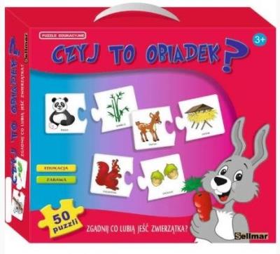Puzzle edukacyjne Czyj to obiadek? ABINO. Wydawca: ABINO. SmakLiter.pl Opakowanie Puzzle edukacyjne Czyj to obiadek? ABINO