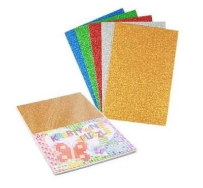 Opakowanie Puzzle kreatywne brokat MIX kolorów 20x30