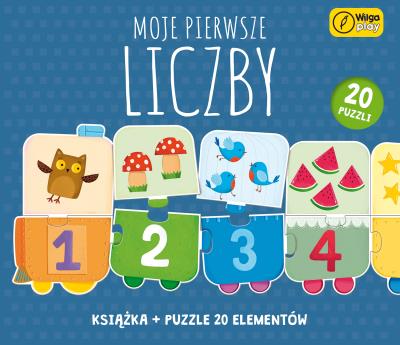 Puzzle + książka Moje pierwsze liczby 20 elementów. Autor: null null. SmakLiter.pl Okładka książki Puzzle + książka Moje pierwsze liczby 20 elementów