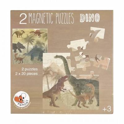 Opakowanie Puzzle magnetyczne Dinozaury