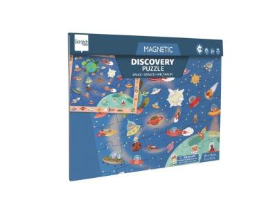 Puzzle magnetyczne i gra 2w1 Kosmos. Wydawca: Scratch. SmakLiter.pl Opakowanie Puzzle magnetyczne i gra 2w1 Kosmos