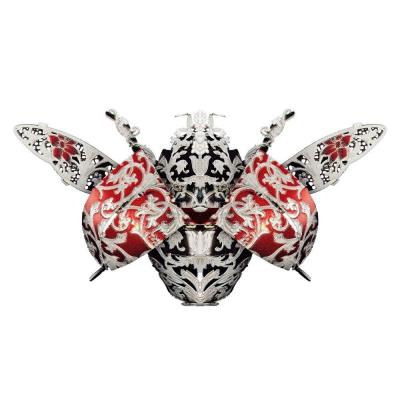 Opakowanie Puzzle Metalowe Model 3D - Broszka Biedronka