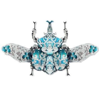 Opakowanie Puzzle Metalowe Model 3D - Broszka Chrząszcz