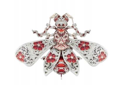 Opakowanie Puzzle Metalowe Model 3D - Broszka Pszczoła