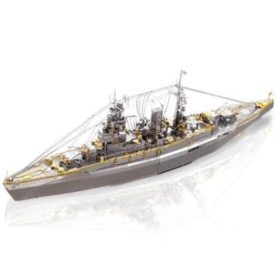 Opakowanie Puzzle Metalowe Model 3D - Statek Bojowy Nagato