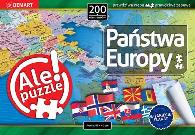 Opakowanie Puzzle Państwa Europy 200