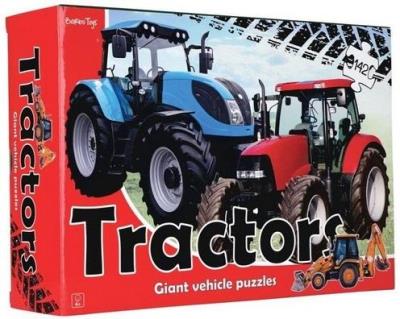 Opakowanie Puzzle podłogowe traktory 142el