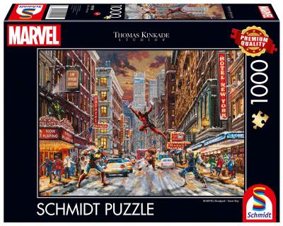 Opakowanie Puzzle PQ 1000 Thomas Kinkade Deadpool Marvel G3