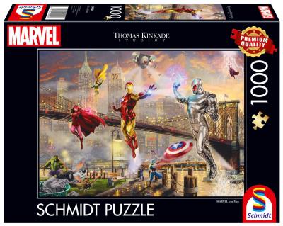 Opakowanie Puzzle PQ 1000 Thomas Kinkade Iron Man Marvel G3