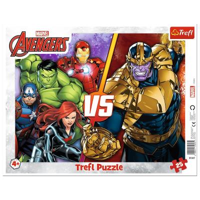Opakowanie Puzzle ramkowe 25 Drużyna Avengers TREFL
